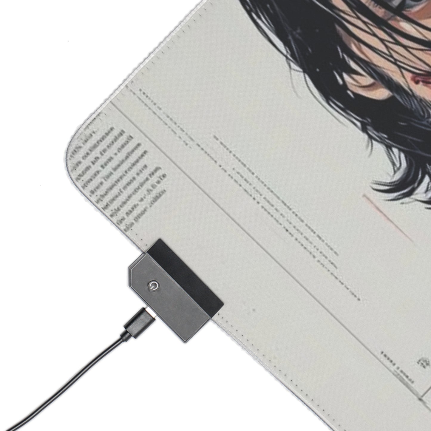 "John Wick LED Gaming Mouse Pad - Baba Yaga Design with RGB Lighting"