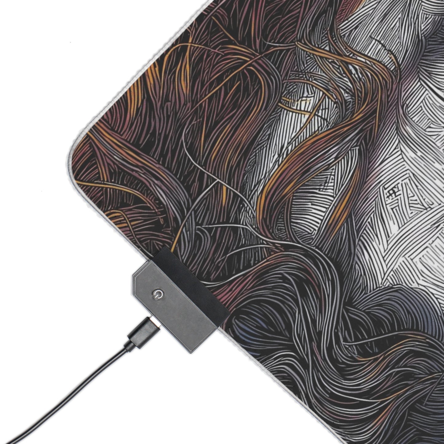 "Joker LED Gaming Mouse Pad – Dark Knight Inspired Design with RGB Lighting"