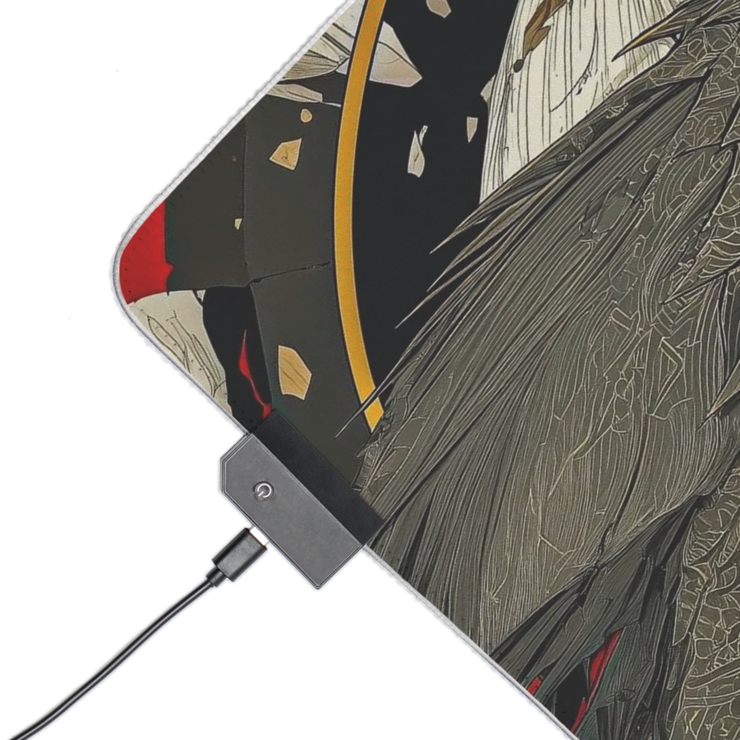 "LED Gaming Mouse Pad - Game of Thrones Inspired, RGB Backlit, Large Fantasy Mousepad for Gamers"