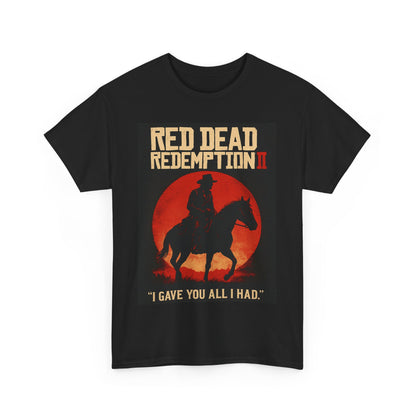 Unisex Red Dead Redemption II Graphic Tee, Video Game T-Shirt, Gaming Gift, Casual Wear, Retro Design