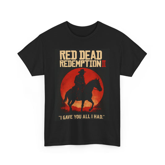 Unisex Red Dead Redemption II Graphic Tee, Video Game T-Shirt, Gaming Gift, Casual Wear, Retro Design