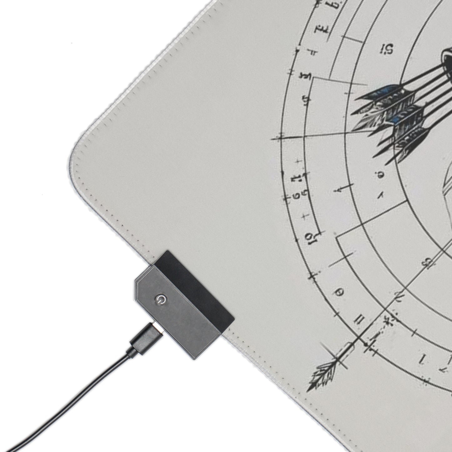 "LED Gaming Mouse Pad with Assassin's Creed-Inspired Design | Durable and High-Quality | Ideal for Gamers"