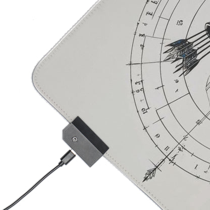 "LED Gaming Mouse Pad with Assassin's Creed-Inspired Design | Durable and High-Quality | Ideal for Gamers"