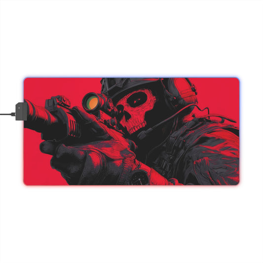 "Gaming Mouse Pad – Skull Soldier Design for Ultimate Gamers | Call of Duty Inspired