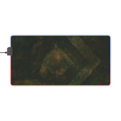 Illuminated Gaming Mouse Pad for Enhanced Play, LED Light Desk Mat, RGB Gaming Accessories, Computer Game Setup, Gamer Gift Ideas