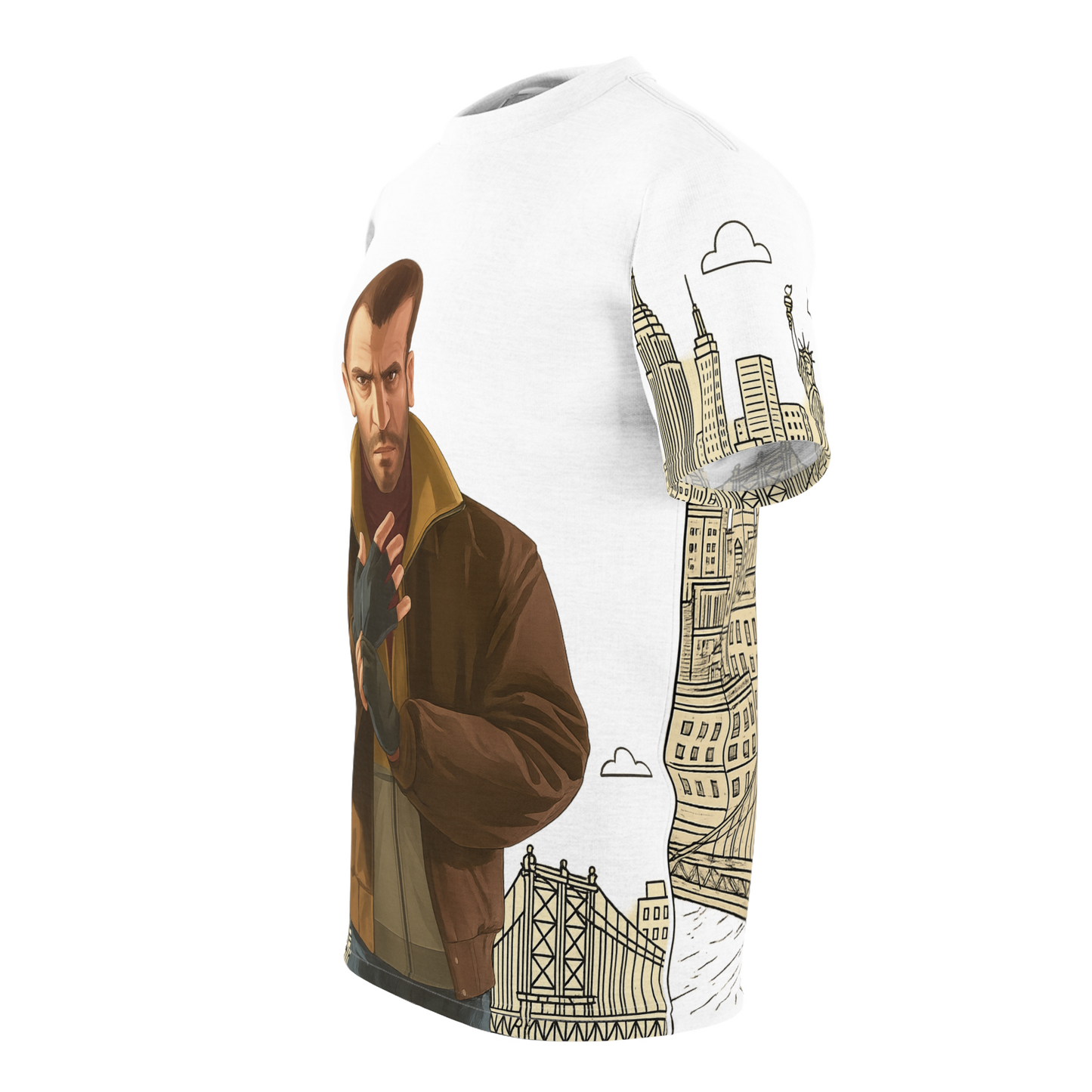 Urban Adventure Tee - Retro Graphic Tee for Gamers, Perfect for Casual Wear, Gifts for Geeks, Street Style