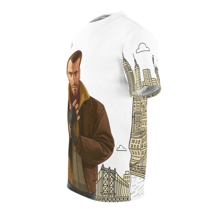 Urban Adventure Tee - Retro Graphic Tee for Gamers, Perfect for Casual Wear, Gifts for Geeks, Street Style