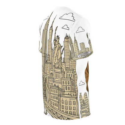 Urban Adventure Tee - Retro Graphic Tee for Gamers, Perfect for Casual Wear, Gifts for Geeks, Street Style