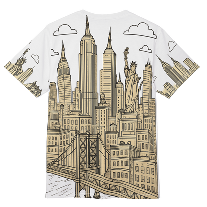 Urban Adventure Tee - Retro Graphic Tee for Gamers, Perfect for Casual Wear, Gifts for Geeks, Street Style