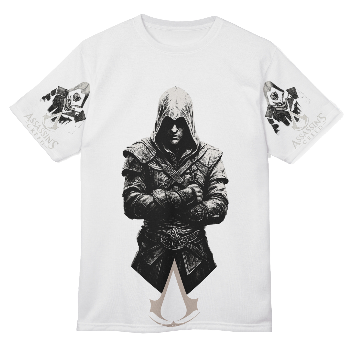 Assassin's Creed Inspired Unisex Tee, Gamer T-Shirt, Stylish Casual Wear, Perfect Gift for Gamers, Lightweight Streetwear
