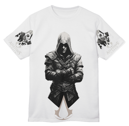 Assassin's Creed Inspired Unisex Tee, Gamer T-Shirt, Stylish Casual Wear, Perfect Gift for Gamers, Lightweight Streetwear
