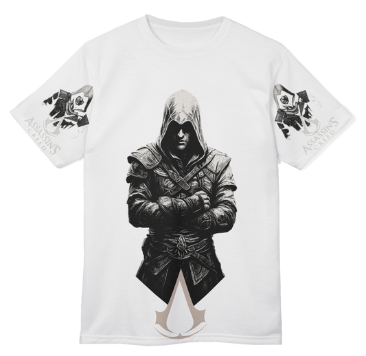 Assassin's Creed Inspired Unisex Tee, Gamer T-Shirt, Stylish Casual Wear, Perfect Gift for Gamers, Lightweight Streetwear