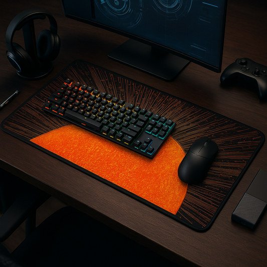 Sunrise Desk Mat - Office Decor, Gaming Mousepad, Gift for Students, Home Office Accessory, Desk Organizer