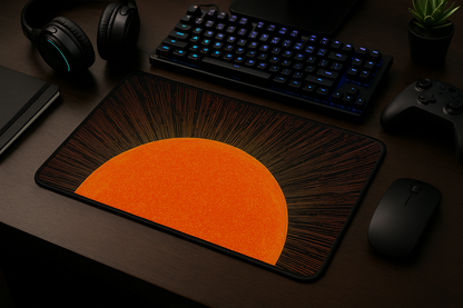 Sunrise Desk Mat - Office Decor, Gaming Mousepad, Gift for Students, Home Office Accessory, Desk Organizer