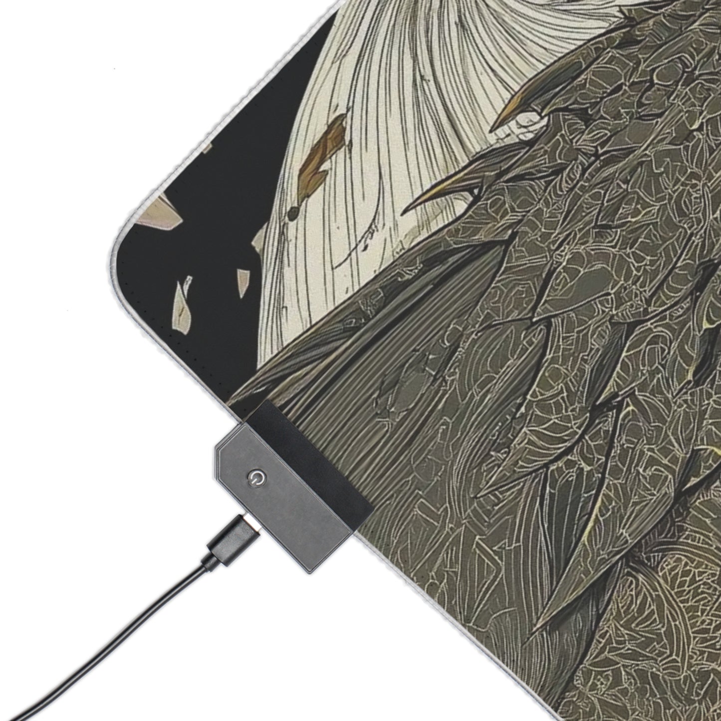 "LED Gaming Mouse Pad - Game of Thrones Inspired, RGB Backlit, Large Fantasy Mousepad for Gamers"