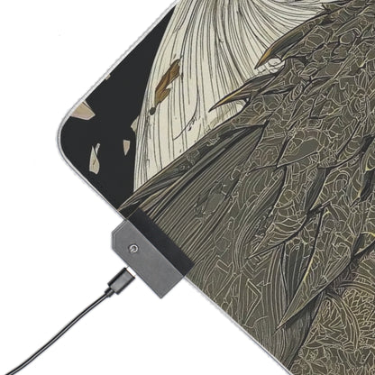 "LED Gaming Mouse Pad - Game of Thrones Inspired, RGB Backlit, Large Fantasy Mousepad for Gamers"