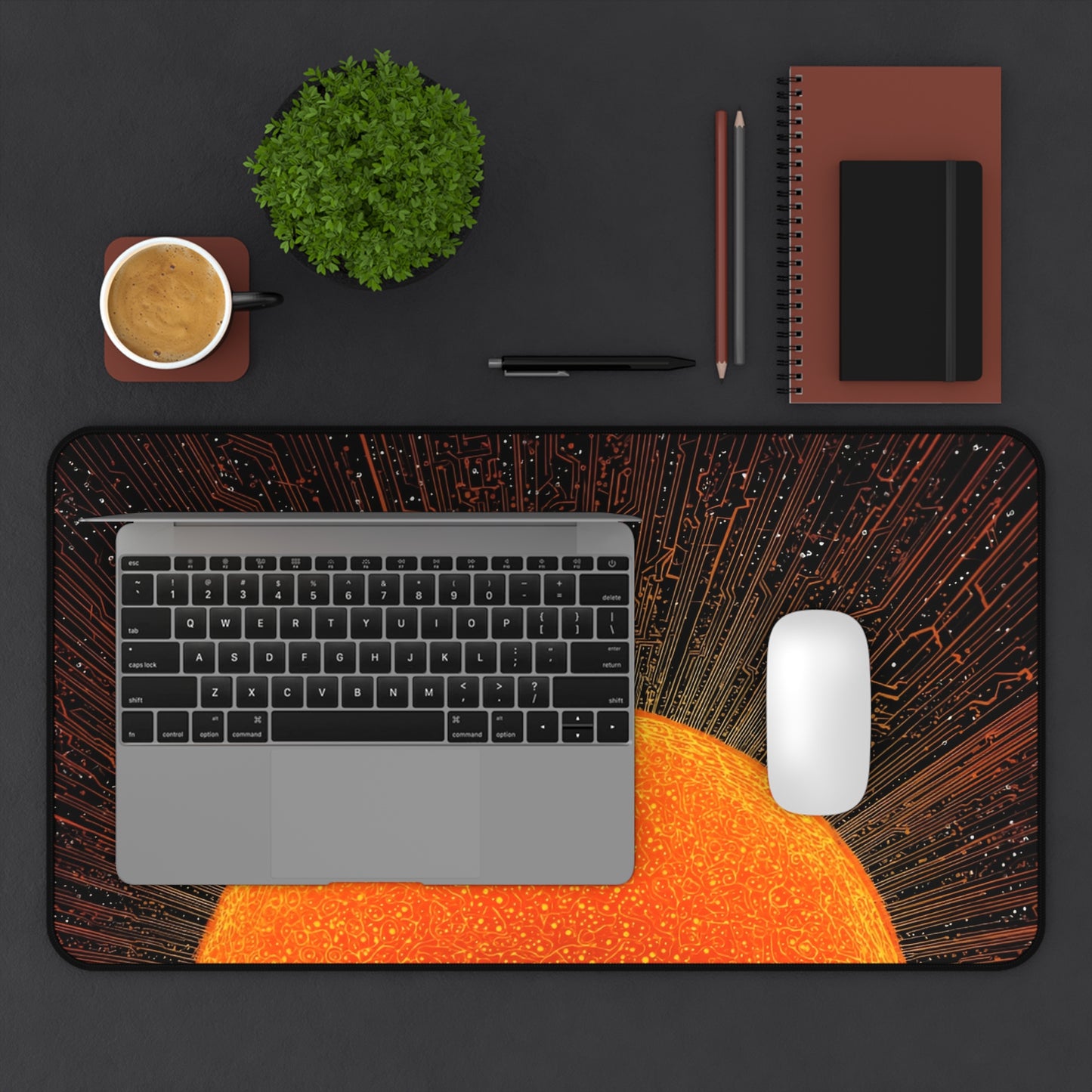 Sunrise Desk Mat - Office Decor, Gaming Mousepad, Gift for Students, Home Office Accessory, Desk Organizer