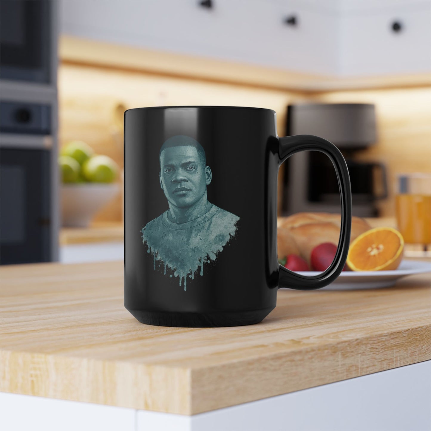 GTA V FranklinYouBlack Mug with Inspirational Quote– Don’t Let the Streets Define , Motivational Coffee Cup, Unique Black Ceramic Mug, Gift for Him/Her, 11oz 15oz Options