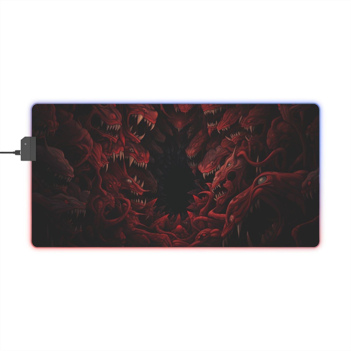 LED Gaming Mouse Pad with RGB Light, Computer Desk Accessory, Ideal for PC Gamers, Gift for Gamers, Office Decor