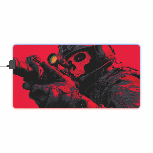 "Gaming Mouse Pad – Skull Soldier Design for Ultimate Gamers | Call of Duty Inspired