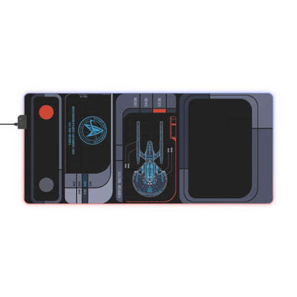 LED starfield Mouse Pad, RGB Desk Mat, Gamer Accessories, Custom Gaming Decor, Esports Gift, Computer Accessories