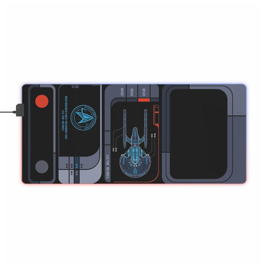 LED starfield Mouse Pad, RGB Desk Mat, Gamer Accessories, Custom Gaming Decor, Esports Gift, Computer Accessories