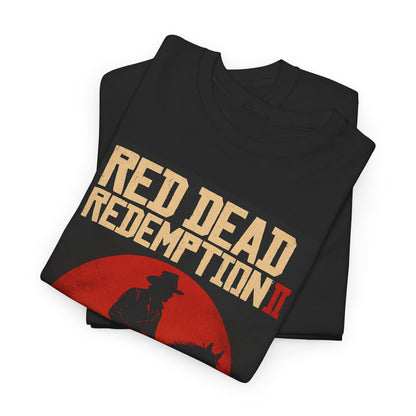 Unisex Red Dead Redemption II Graphic Tee, Video Game T-Shirt, Gaming Gift, Casual Wear, Retro Design