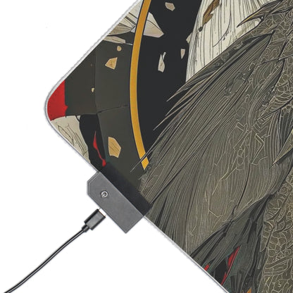 "LED Gaming Mouse Pad - Game of Thrones Inspired, RGB Backlit, Large Fantasy Mousepad for Gamers"