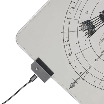 "LED Gaming Mouse Pad with Assassin's Creed-Inspired Design | Durable and High-Quality | Ideal for Gamers"