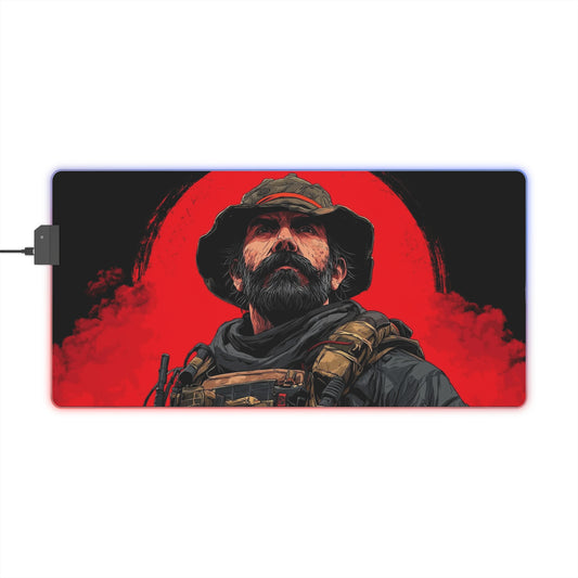 "LED Gaming Mouse Pad - Call of Duty-Inspired Design | Perfect for Gamers & Collectors"